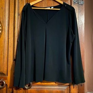 New York & Company Stretch Black Tunic size large 🌺
